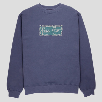 Passport Plume Sweater Dusty Blue