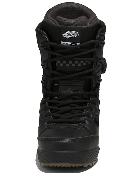 Vans Invado Pro Black/Gum Snowboard Boots 2025