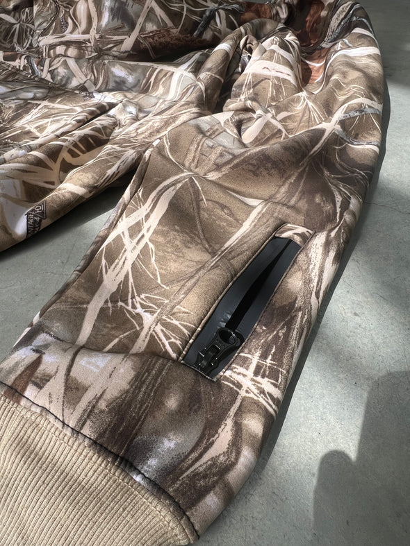 Whiteroom Bonded Hood Grass Camo