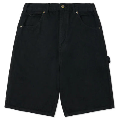 Dickies DX200Y Youth Denim Relaxed Fit Carpenter Shorts Rinsed black