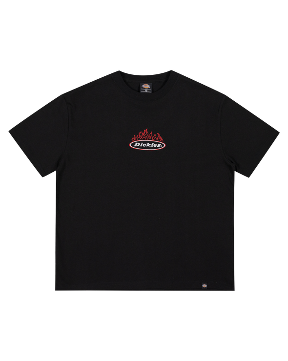 Dickies Youth Fire Short Sleeve Tee Black