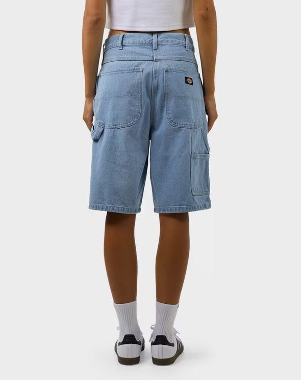 Dickies Carpenter Denim Relaxed Fit Shorts Light Indigo