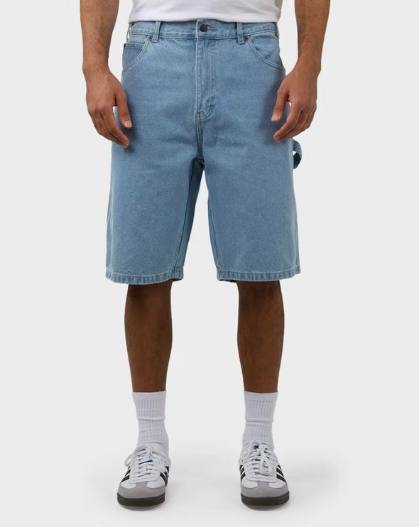 Dickies Carpenter Denim Relaxed Fit Shorts Light Indigo