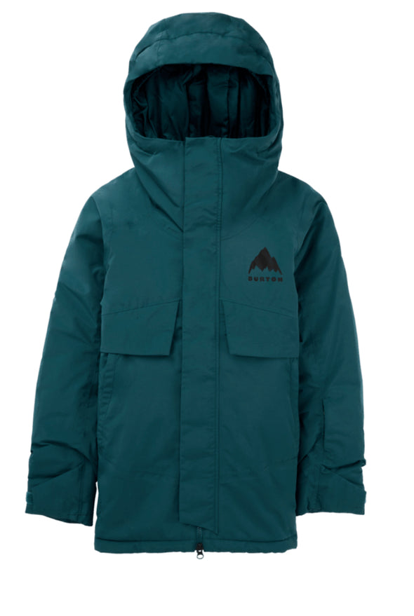 Burton Kids’ Ascutney 2L Jacket Deep Emerald 2025