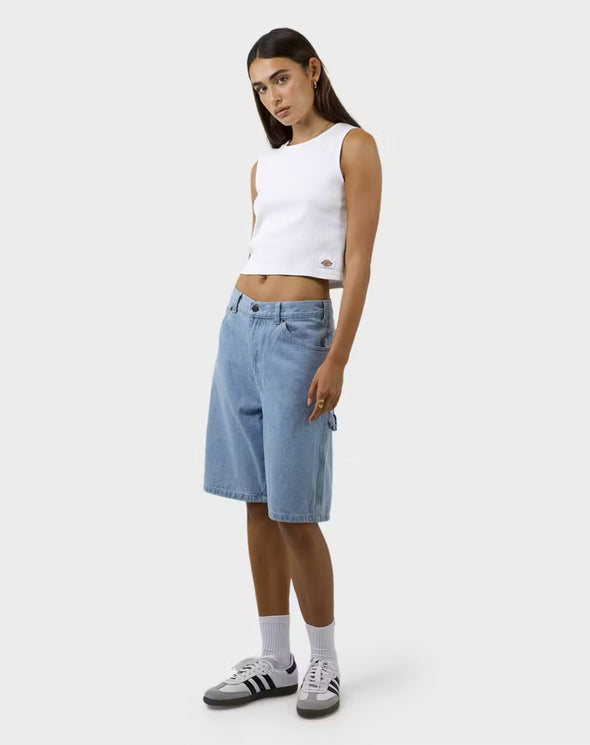 Dickies Carpenter Denim Relaxed Fit Shorts Light Indigo