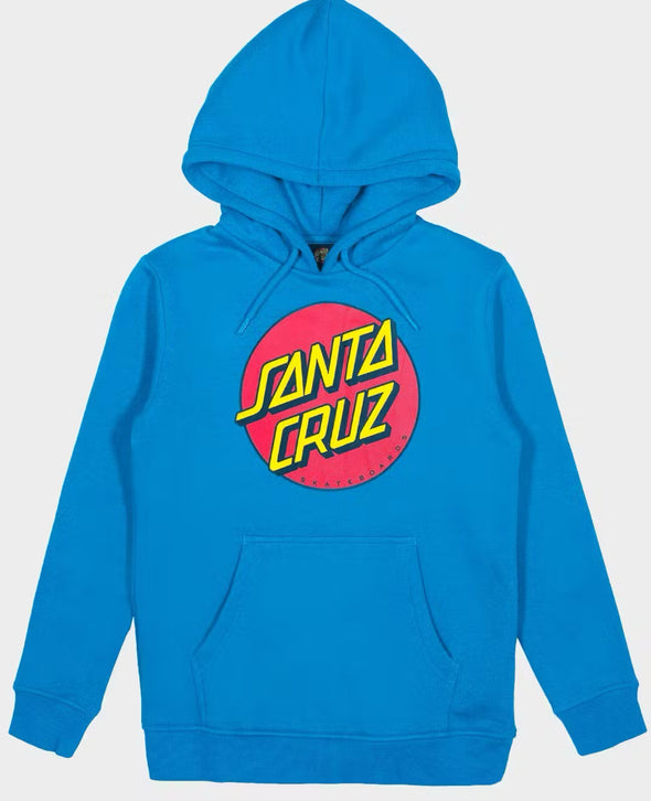 Santa Cruz Classic Dot Puff Front Hoody Turquoise