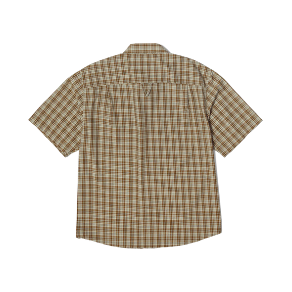 HUF H Star Plaid S/S Shirt Putty