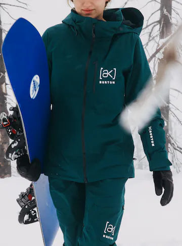 Burton Womens [ak] GORE‑TEX 2L Embark Jacket Deep Emerald 2025