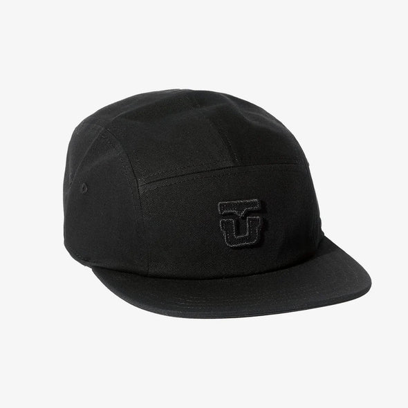 Union 5 Panel Hat Black/Black