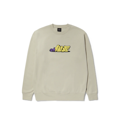 HUF Dog Sense Crewneck Stone