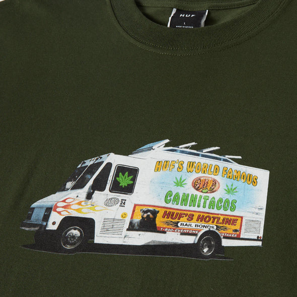 HUF Taco Truck Tee Hunter Green