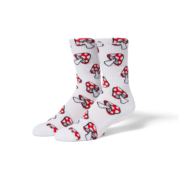 HUF Shrooms Sock White