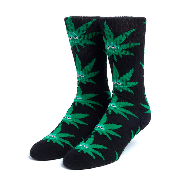 HUF Green Buddy Sock Black