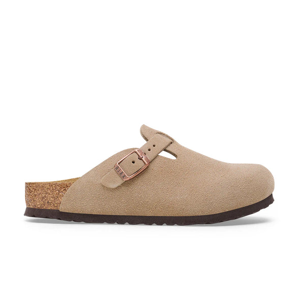 Boston Kids Taupe Suede Leather