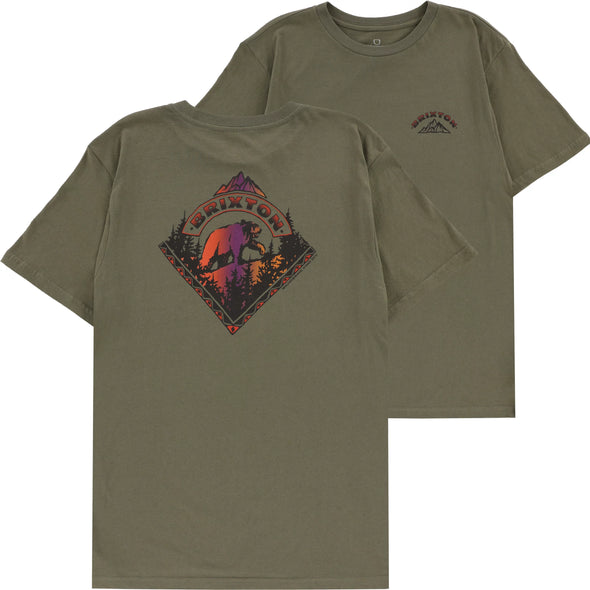 Brixton Wood Ridge Tee Military Olive