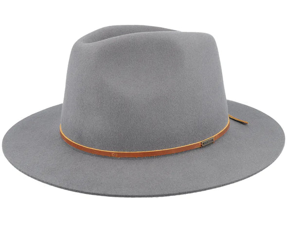 Brixton Wesley Fedora Pebble