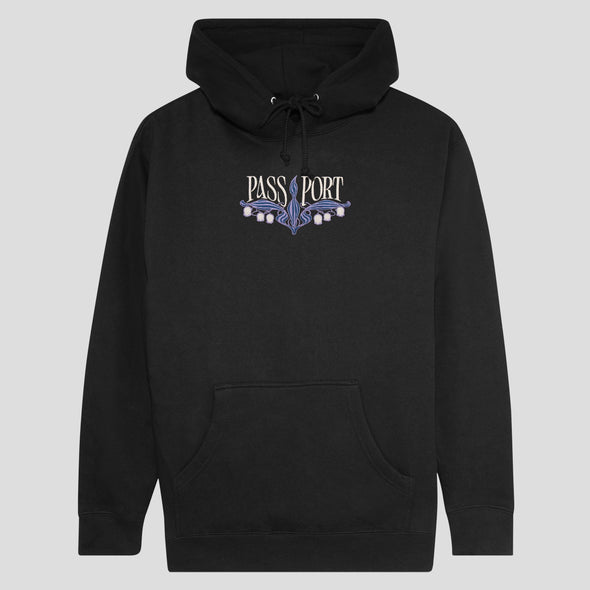 Passport Lily of The Valley Hoodie Black