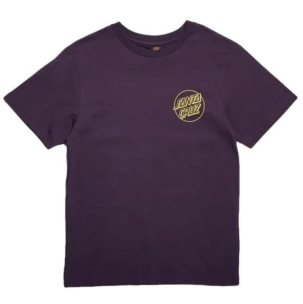 Santa Cruz Youth Opus Screaming Hand Short Sleeve Tee Purple