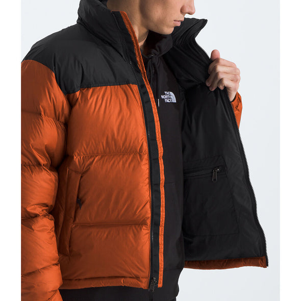 The North Face Men's 1996 Nuptse Down Jacket Earthen Copper/TNF Black