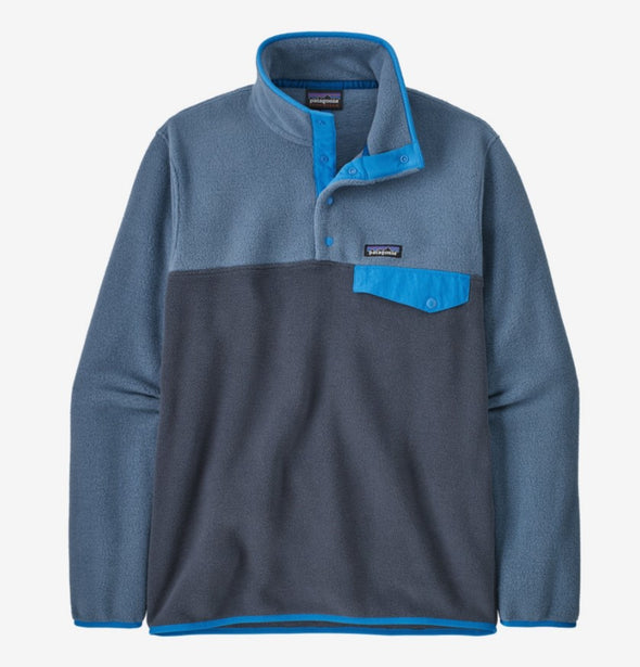 Patagonia Lightweight Synchilla Snap-T Pullover Smolder Blue