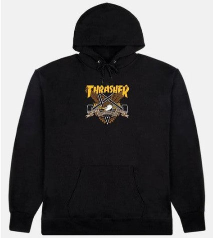 Thrasher x Anti Hero Eagleram Hoodie Black