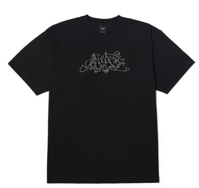 HUF Outlines S/S Tee Black