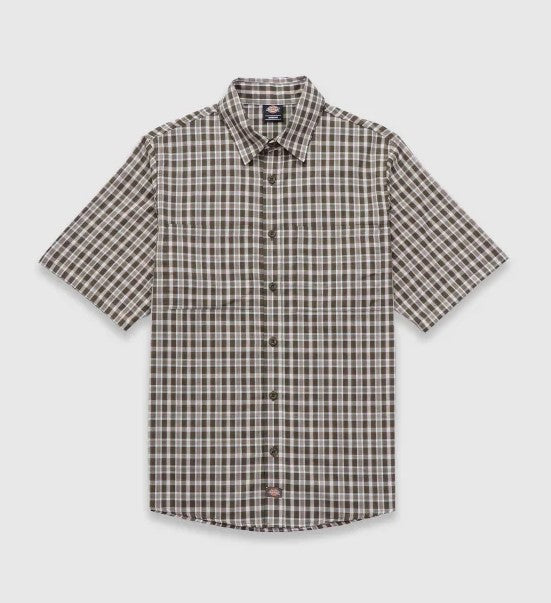 Dickies Maple Short Sleeve Shirt Rinsed Moss