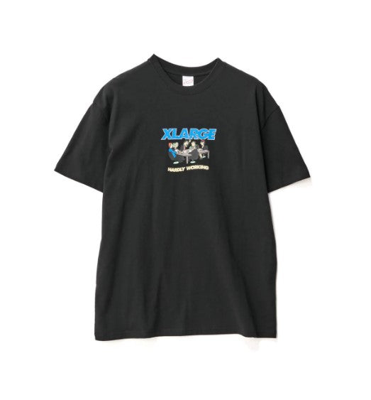 XLARGE Hardly Working SS Tee Black