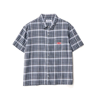 XLARGE Hound Check SS Shirt Blue