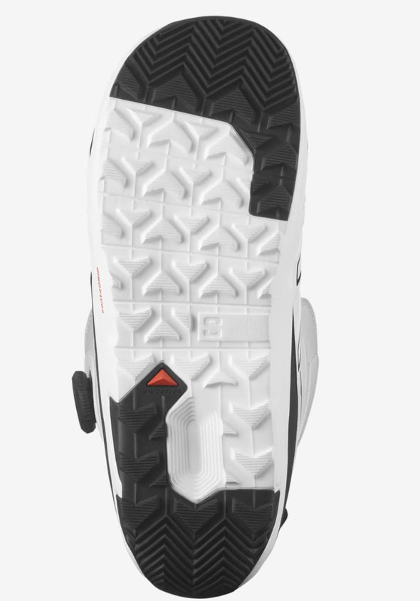 Salomon Men's Launch Double BOA Snowboard Boots Black/White/Black 2025