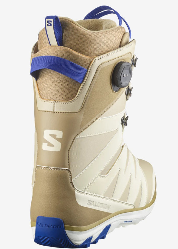 Salomon Men's Launch Lace BOA Snowboard Boots Desert/Almond Milk/Surf The Web 2025