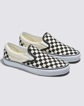 Vans Slip On CLASSIC Black White Checkerboard Shoe