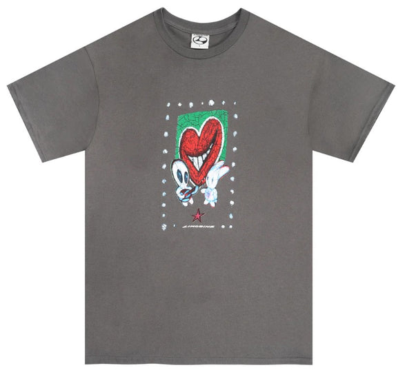 Limosine Heart Throb Tee Charcoal