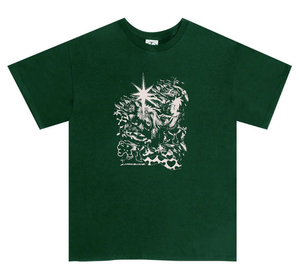 Limosine Hail Fail Tee Forest Green