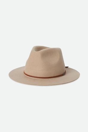 Brixton Wesley Fedora Sand Brown