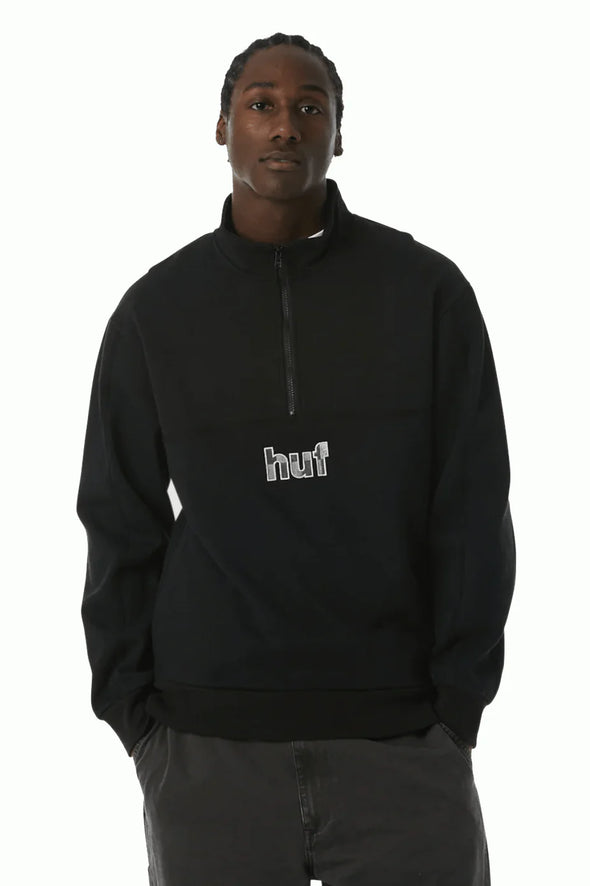 HUF Split 1/4 Zip Mock Sweater