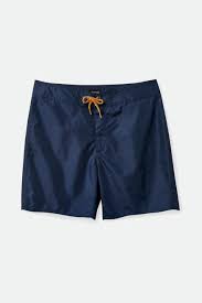 Brixton Vintage Nylon Trunks Washed Navy 32