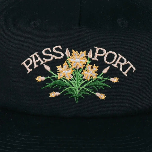 Passport Bloom Workers Cap Black