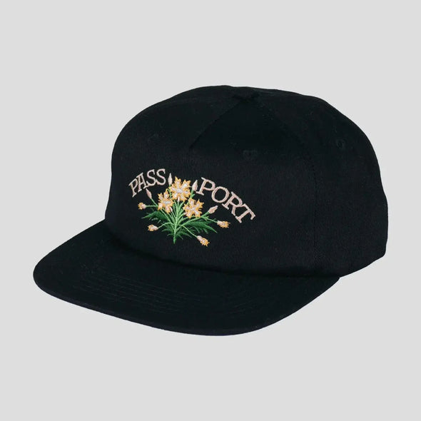 Passport Bloom Workers Cap Black