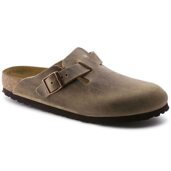 Birkenstock Boston Tabacco Brown Oiled Leather Clog