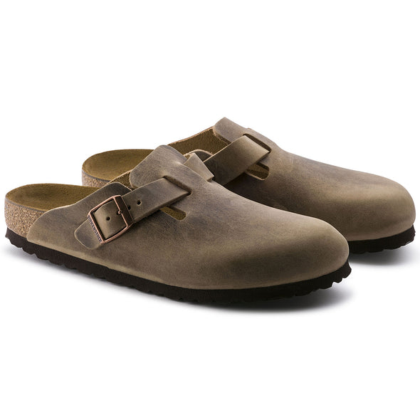 Birkenstock Boston Tabacco Brown Oiled Leather Clog