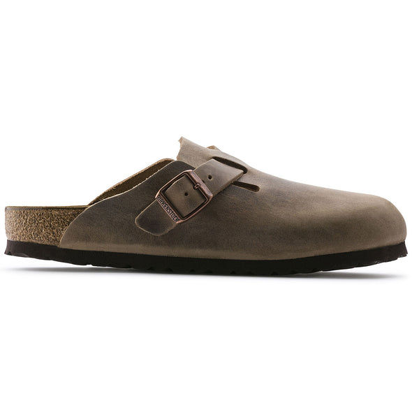 Birkenstock Boston Tabacco Brown Oiled Leather Clog