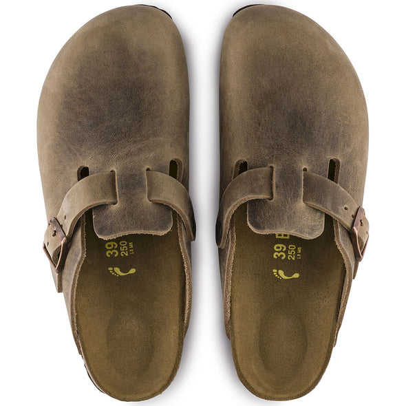 Birkenstock Boston Tabacco Brown Oiled Leather Clog